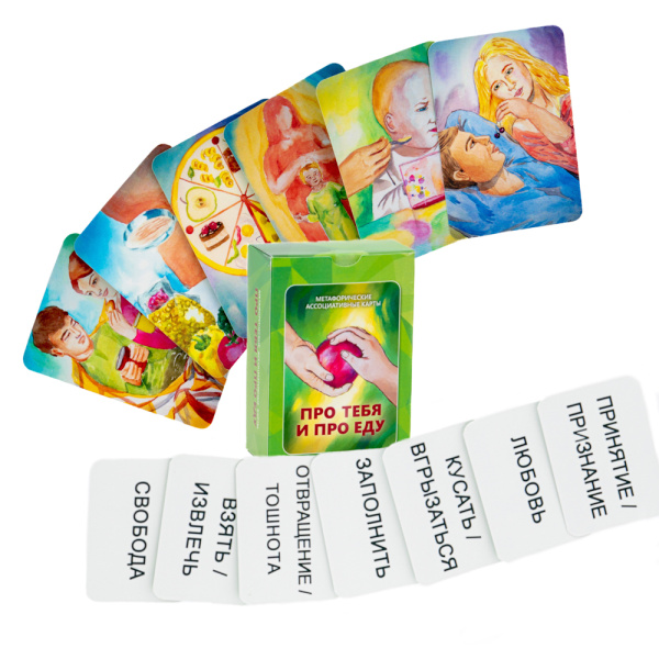Метафорические ассоциативные карты «Про тебя и про еду». Метафора отношений с едой и окружающим миром.