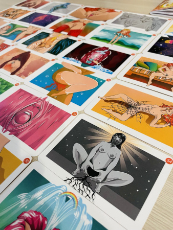 Метафорические карты «Йони — сакральный храм женщины» (мини-игра в комплекте)