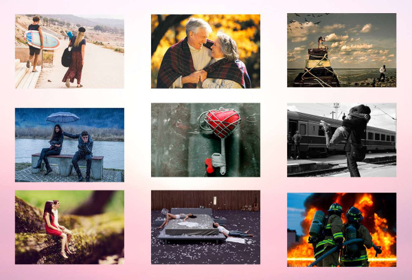 Электронная фотоколода "Влюбленные"