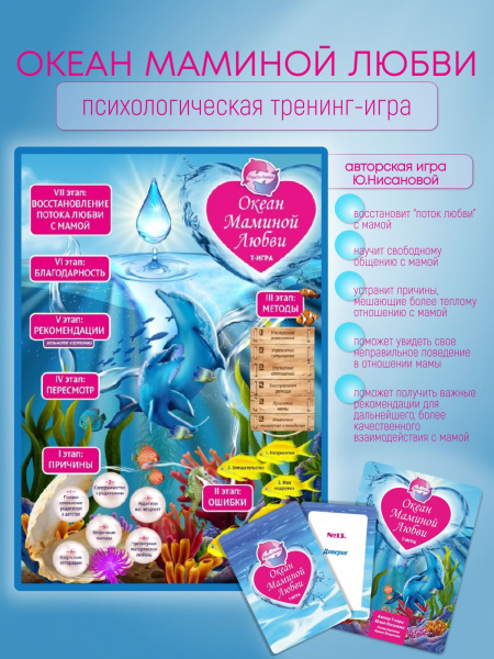 Трансформационная психологическая игра “Океан маминой любви" Трансформационная психологическая игра “Океан маминой любви"