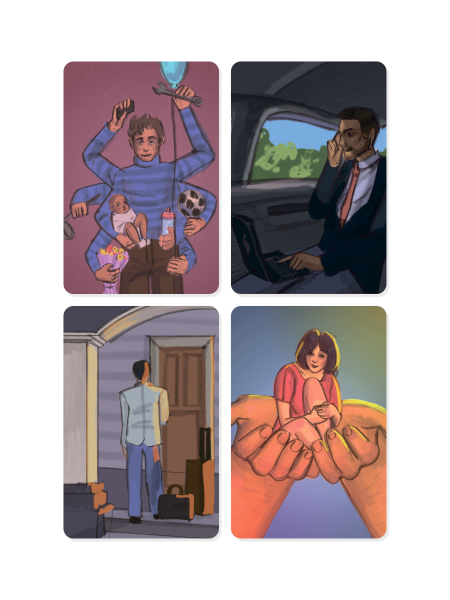 Метафорические ассоциативные карты «Я и мой папа»