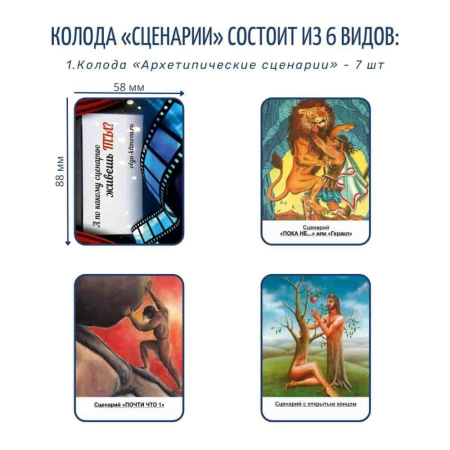 Метафорические ассоциативные карты «Сценарии и запреты»