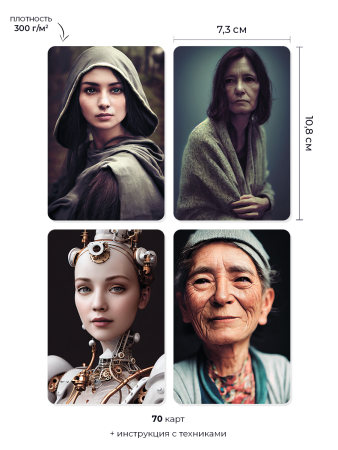 Метафорические ассоциативные карты «Портрет женщины»