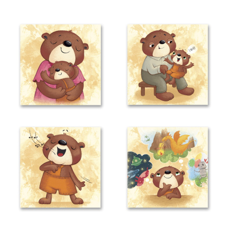 Игра, помогающая радоваться жизни "Мишка на воздушном шаре"