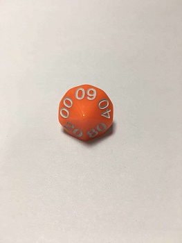 Кубик D10 (десятки)