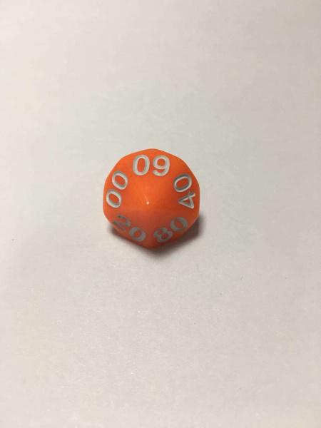 Кубик D10 (десятки)