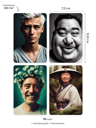 Метафорические карты "Портрет мужчины"