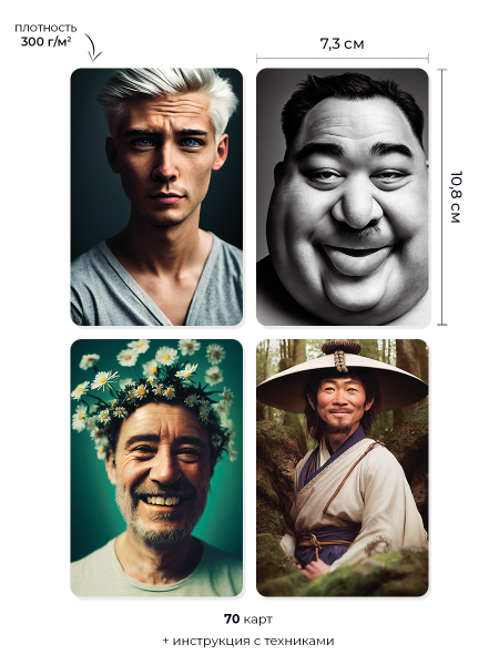 Метафорические карты "Портрет мужчины"