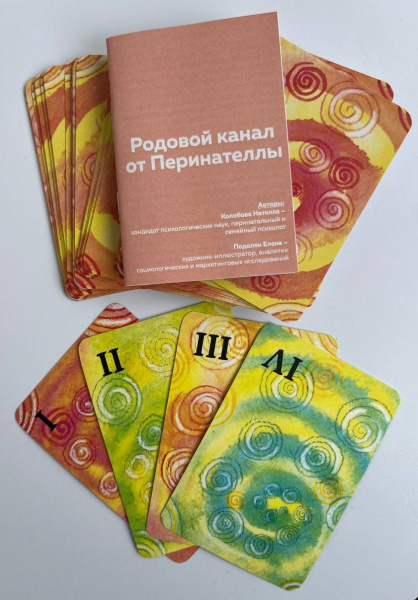 МАК-комплект перинатального психолога, две колоды в одной упаковке: "Родовой канал ПериНателлы" и "В благости"