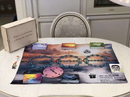Полный комплект игры-исследования "Лёгкость жизни" (коробочная настольная версия + онлайн-лицензия + обучение по игре)