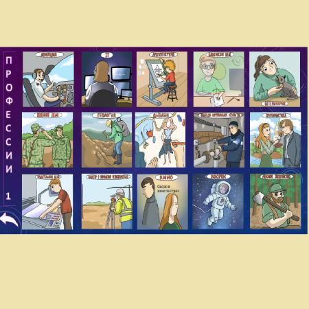 Онлайн профориентационная игра "Карта профессий"