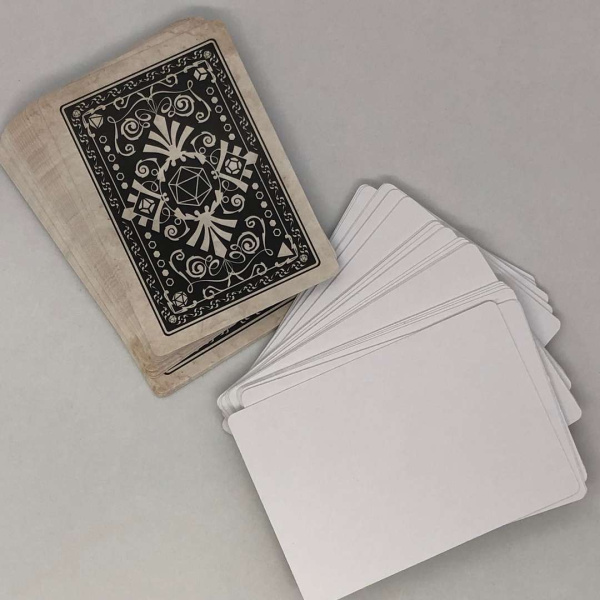 Карты "Пустые" (цветные рубашки)