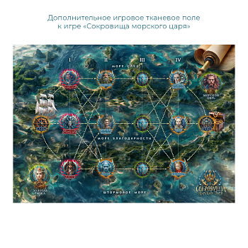 Дополнительное поле к игре "Сокровища морского царя" Дополнительное поле к игре "Сокровища морского царя"