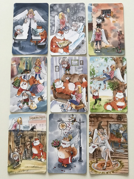 Метафорические карты "Ангел, Кот и Чудеса"