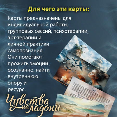 Метафорические открытки "Чувства на ладони"