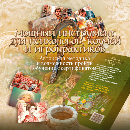 Трансформационная психологическая игра "Карта внутреннего мира"