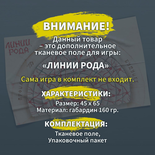 Дополнительное поле к игре "Линии рода" Дополнительное поле к игре "Линии рода"