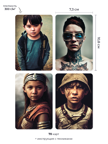 Метафорические ассоциативные карты «Портрет ребенка»