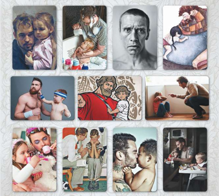 Метафорические ассоциативные карты "О папе"