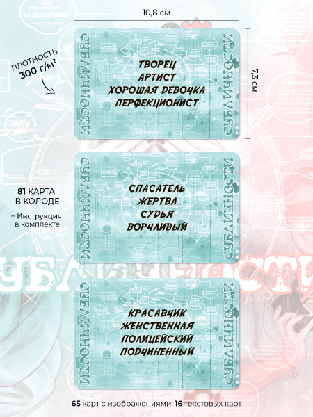 Метафорические ассоциативные карты "Субличности"