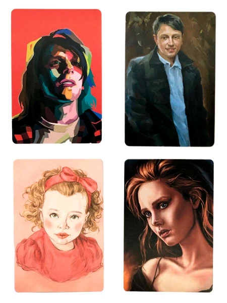 Метафорические ассоциативные карты «Портреты и лица»