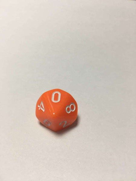 Кубик D10 (единицы)