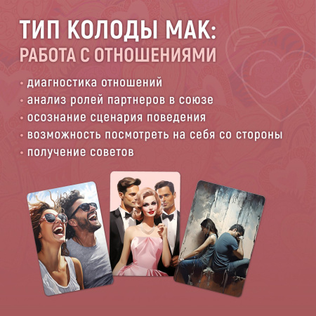 Метафорические ассоциативные карты "Любовь глазами художника"