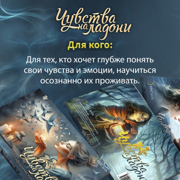 Метафорические открытки "Чувства на ладони"