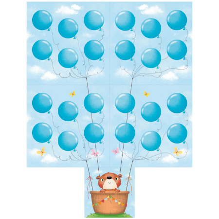 Игра, помогающая радоваться жизни "Мишка на воздушном шаре"