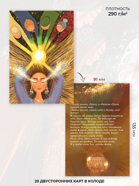 Метафорические открытки "Женщины моего рода"