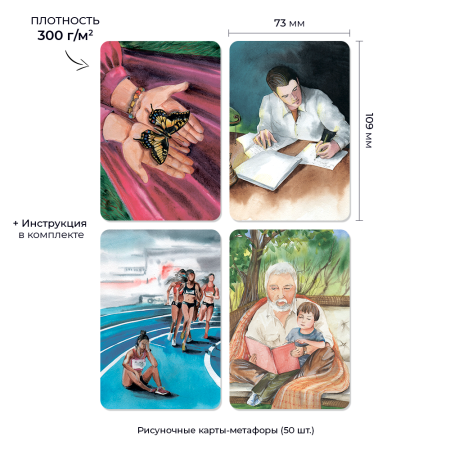 Метафорические коучинговые карты "Корни и крылья"