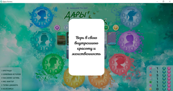 Онлайн версия трансформационной игры «Дары Богинь. Тайна женской силы».