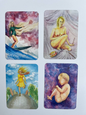 МАК-комплект перинатального психолога, две колоды в одной упаковке: "Родовой канал ПериНателлы" и "В благости"