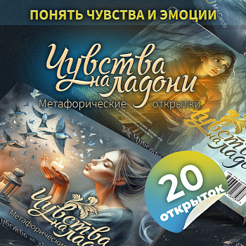 Метафорические открытки "Чувства на ладони"