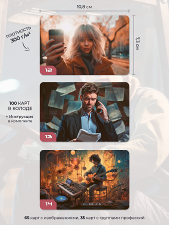 Комплект колод для выбора и анализа профессии