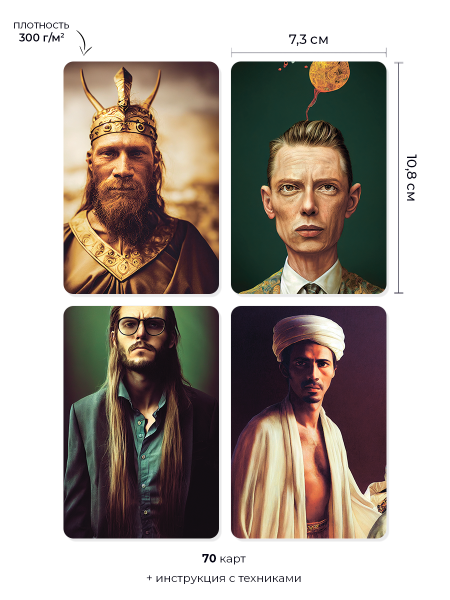 Метафорические карты "Портрет мужчины"