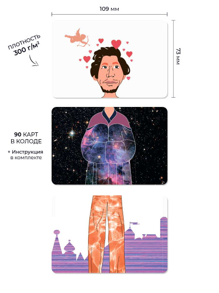 Метафорические карты “Это во мне. Мужские образы”