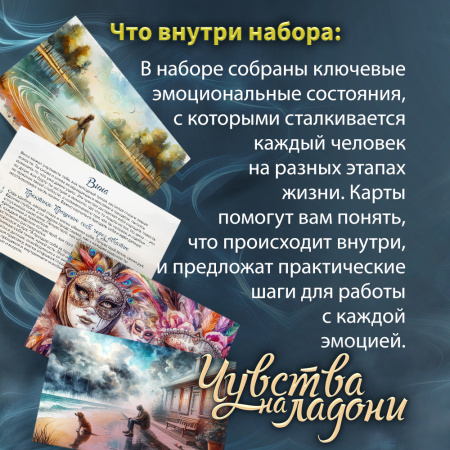 Метафорические открытки "Чувства на ладони"
