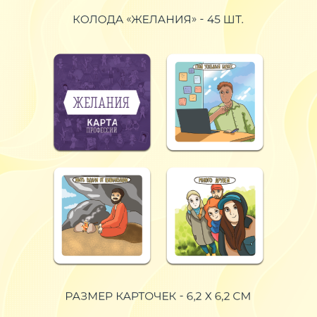 Психологическая профориентационная игра «Карта профессий»