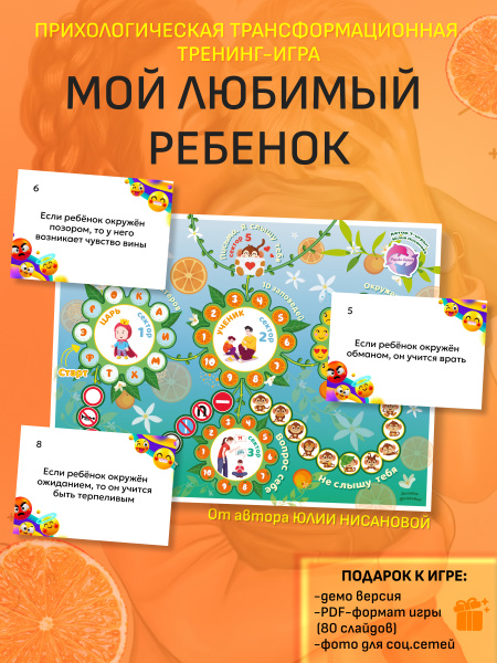 Трансформационная игра-тренинг "Мой любимый ребенок" Трансформационная игра-тренинг "Мой любимый ребенок"