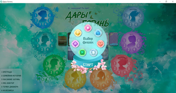 Онлайн версия трансформационной игры «Дары Богинь. Тайна женской силы».