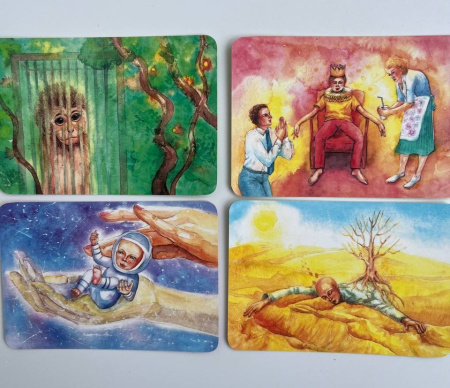 МАК-комплект перинатального психолога, две колоды в одной упаковке: "Родовой канал ПериНателлы" и "В благости"