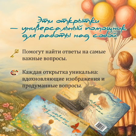 Метафорические открытки "Все ответы внутри нас"