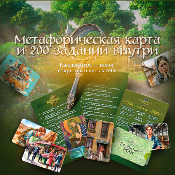Трансформационная психологическая игра "Карта внутреннего мира" Трансформационная психологическая игра "Карта внутреннего мира"