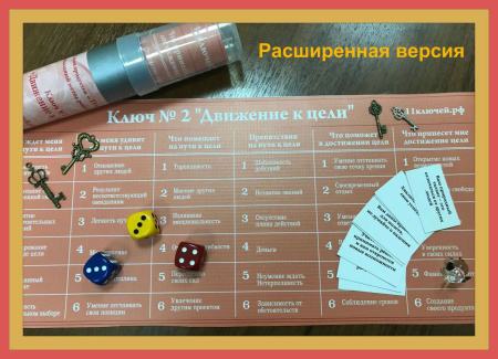 Настольная игра-тренинг: Ключ №2 «Движение к цели»