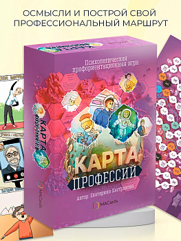 Психологическая профориентационная игра «Карта профессий»