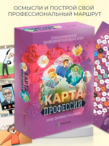Психологическая профориентационная игра «Карта профессий»
