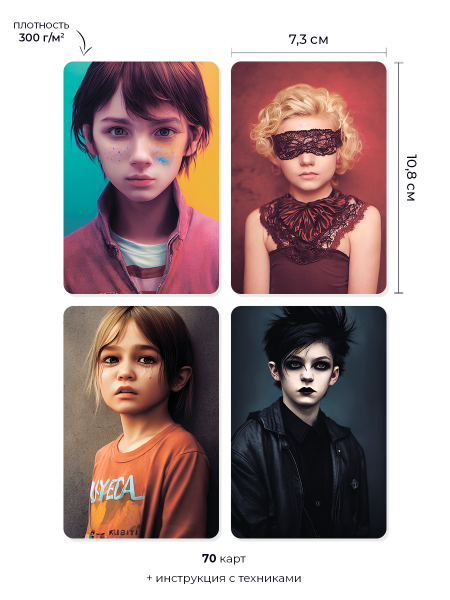 Метафорические ассоциативные карты «Портрет ребенка»