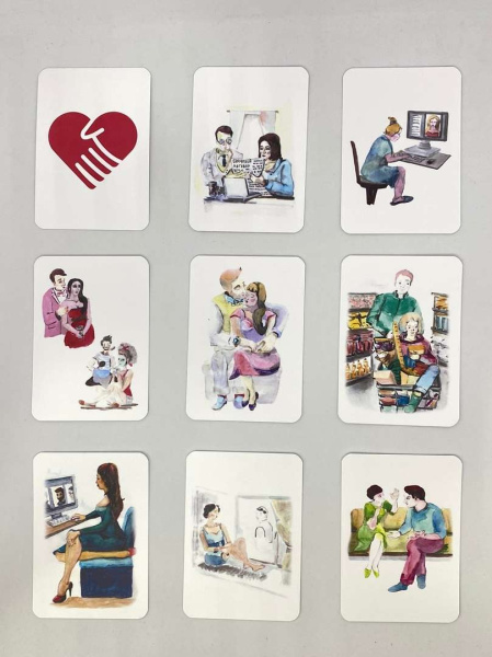 Метафорические ассоциативные карты "Универсальная колода. 4 В 1"