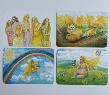 МАК-комплект перинатального психолога, две колоды в одной упаковке: "Родовой канал ПериНателлы" и "В благости"